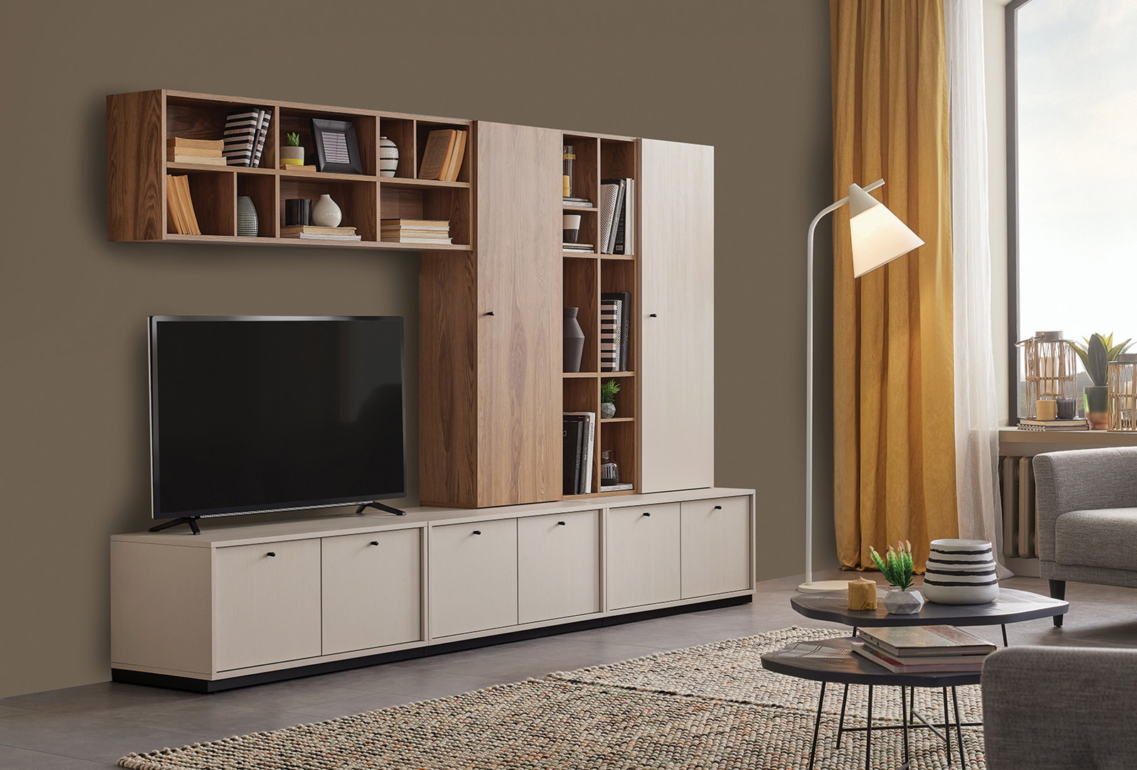 Loreto TV Ünitesi Kombinasyonu 3, 281x186 cm (GxY)